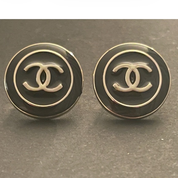 Button Earrings - Picture 3 of 5